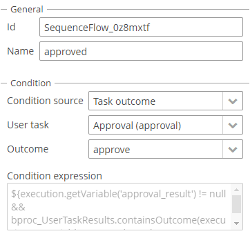 approved sequence flow properties