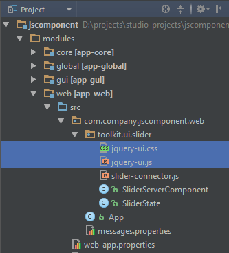 js project structure