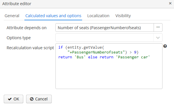 dynamic attributes recalculation