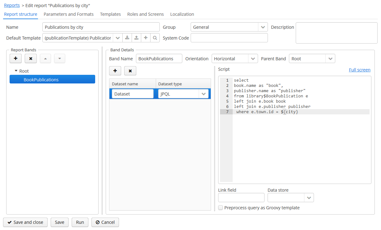 html groovy template structure