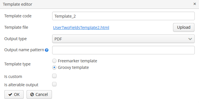 html template editor