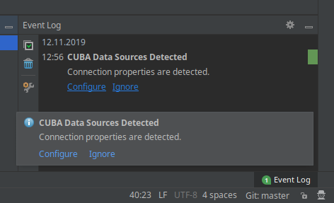 datasource notification