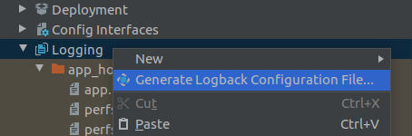 create logback xml