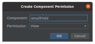 create component permission