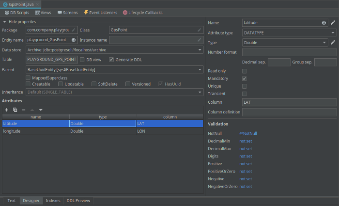 Generating CUBA applications from the annotated DDLs - CUBA.Platform